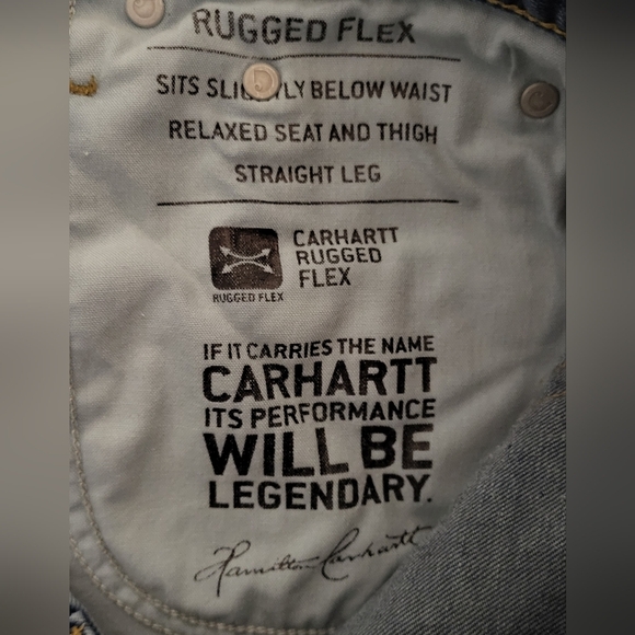 Carhartt Rugged Flex Relaxed Fit Jeans Men’s 36x30 C32 Workwear Denim - Picture 3 of 8